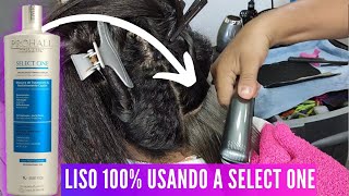 COMO CONSEGUIR UM LISO 100% COM A SELECT ONE DA PROHALL EM CABELO CACHEADO FIO GROSSO E RESISTENTE