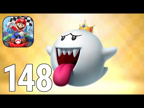 Mario Kart Tour Gameplay Walkthrough Part 148 - King Boo Frost Tour 2021 [iOS/Android Games]