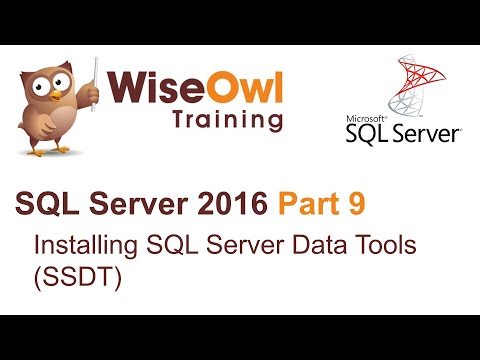 SQL Server 2016 Part 9 - Installing SQL Server Data Tools (SSDT)