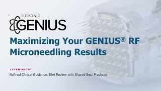 What is Genius RF Microneedling? (webinar hypercut)
