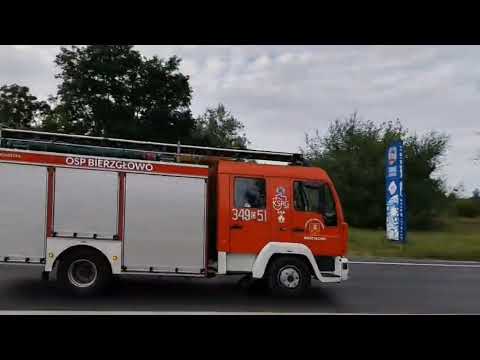 Alarmowo 349[C]51,53- OSP Łubianka i Bierzgłowo