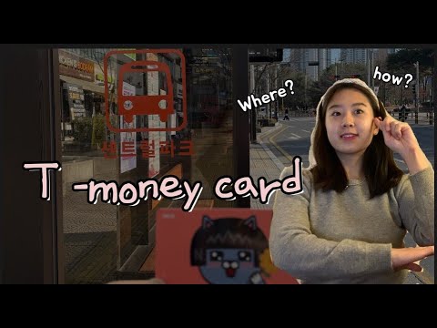 [Honey tips] All about t-money card 🚗 | korean transport card | How to use it and recharge it 🍯