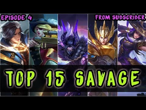 Mobile Legends Top 15 Savage Moments Episode 4