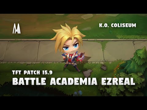CHIBI BATTLE ACADEMIA EZREAL | FINISHER, BOOM, EMOTES | TFT 15.9