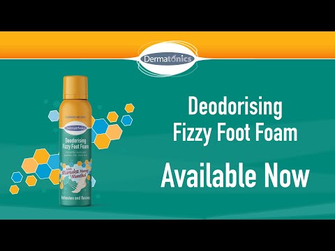 How To Use Dermatonics Deodorising Fizzy Foot Foam