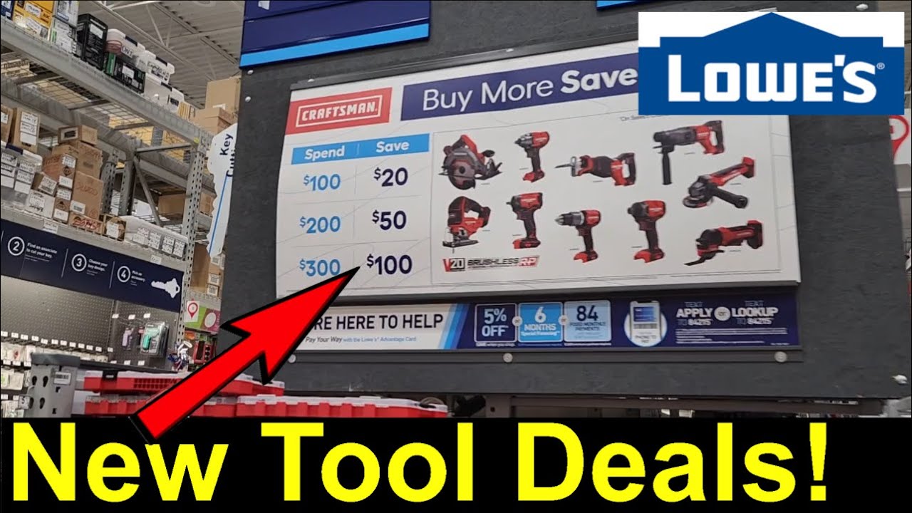 New Tool Deals Shopping @ Lowes