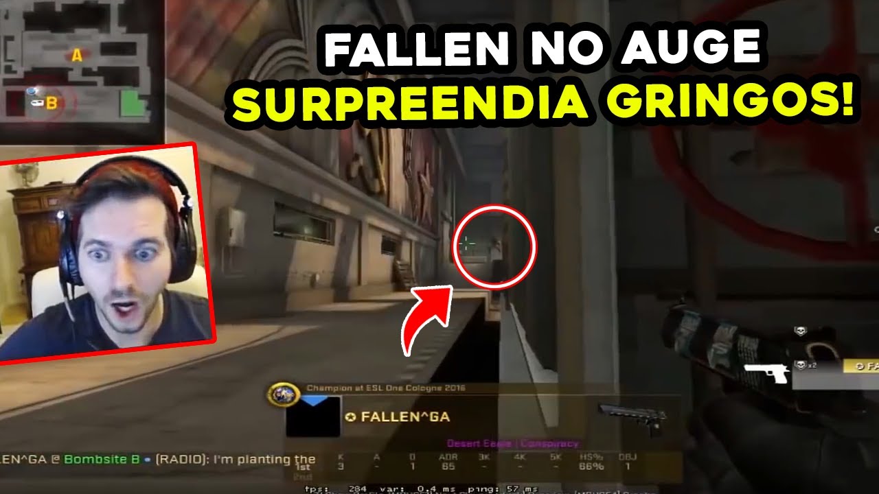 [legendado] PRO's REAGINDO AO *FALLEN NO AUGE* DESTRUINDO TODO MUNDO! 🔥
