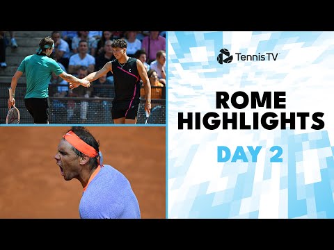 Nadal Makes Rome Return, Fognini vs Evans, Draper & More! | Rome 2024 Highlights Day 2