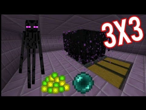 Minecraft Enderman 1 Hit Farm - Super Fast XP