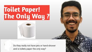 Is Toilet Paper The Only Way? No Jet Spray? All Solutions For You !