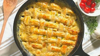 Chicken Pot Pie Recipe | Easy skillet meal!