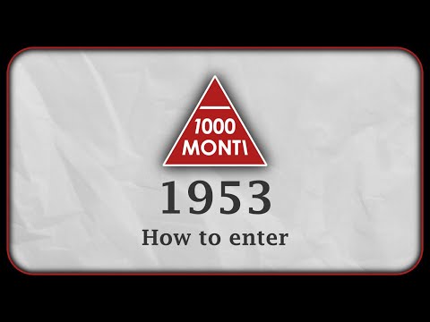 How to enter the Mille Monti 1953 | Automation Challenge