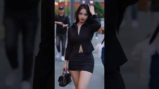 beautiful girl street fashion tiktok #chinesefashion #mejoresstreetfashion #shorts
