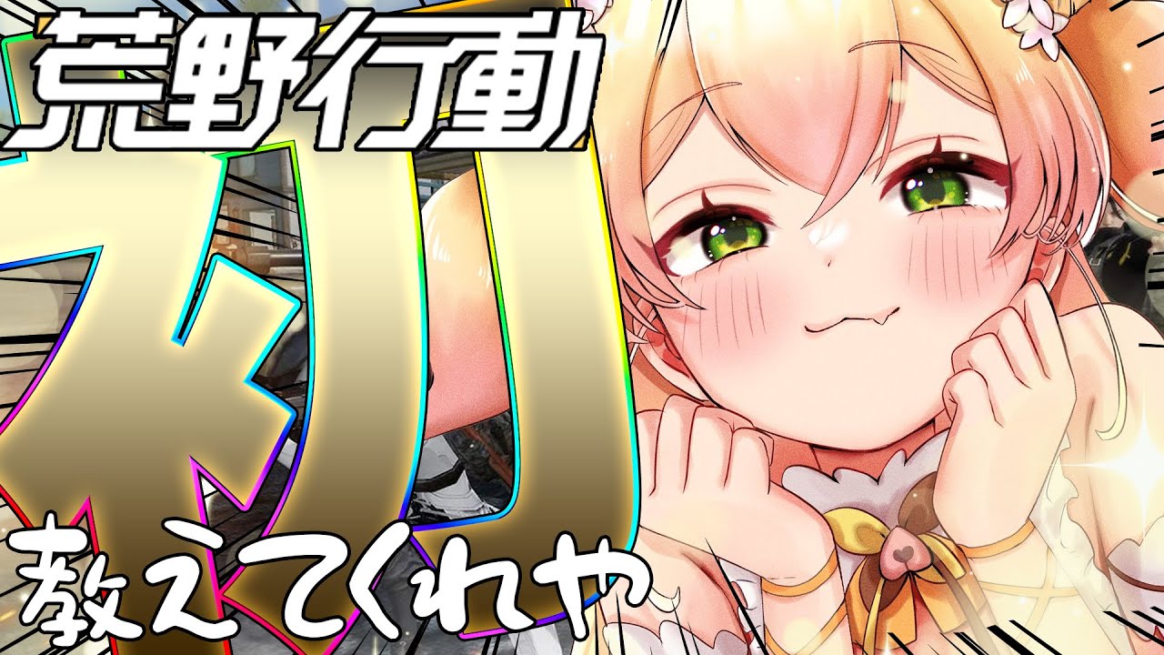 荒野行動を今更ながら初プレイ!教えてくれやんす【ホロライブ/桃鈴ねね】