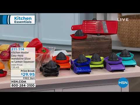 Kitchen Master Mandoline Slicer with Lemon Squeezer