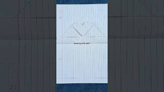 heart ❤️ shape notebook divider #craft #notebook #heart #diy #crafts #schoollife #schooltime #shorts