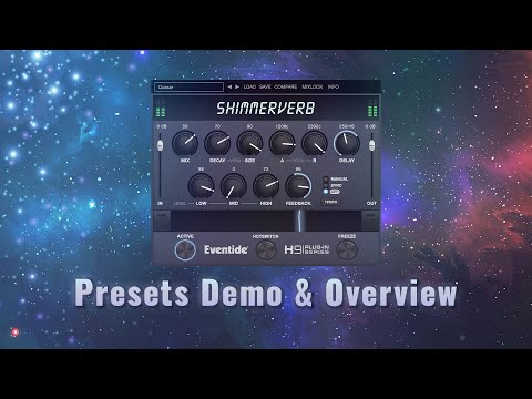 Introducing Eventide ShimmerVerb Plug-in - Massive Reverb + Pitch Shifting (Audio Demo)