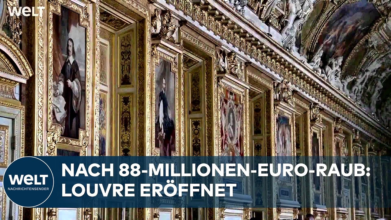 LOUVRE: Apollo-Galerie öffnet wieder – neun Monate nach dem 88-Millionen-Euro-Einbruch