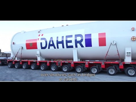 Heavy Haulage of an autoclave in Morocco by Daher