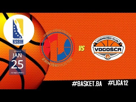 LIVE I HKK Zrinjski vs KK Vogošća  ◙ LIGA 12 KSBIH ◙ 16 KOLO ◙ 2019/2020