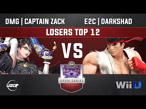 UGC Smash 4 LOSERS TOP 12  - DMG | Captain Zack (Bayonetta) vs E2C | Darkshad (Ryu)