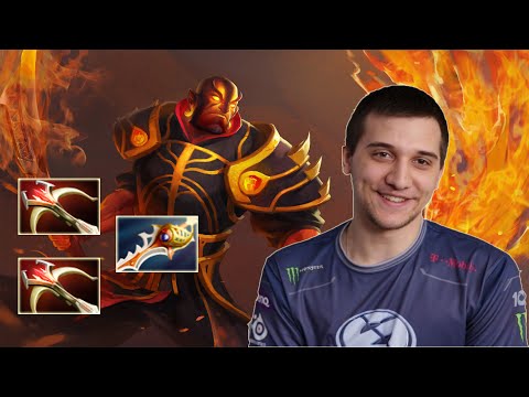 Arteezy Ember spirit build x2 DAEDALUS and DIVINE RAPIER pro ranked Gameplay