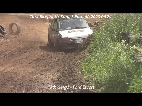 Tóth Gergő - Ford Escort Tura-Ring AutósKupa 3.Forduló 2023.06.24.