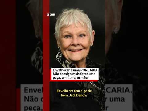 “Envelhecer é uma porcaria. Não consigo mais fazer uma peça ou filme”