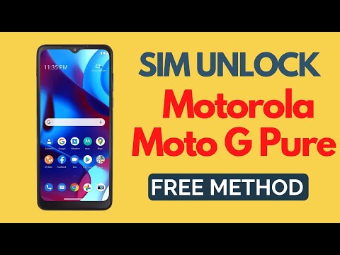 Unlock Motorola Moto G Pure