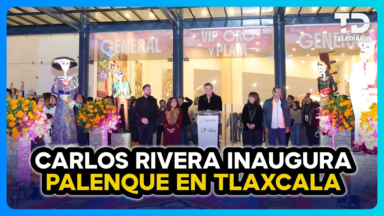Carlos Rivera inaugura con éxito el Palenque de Tlaxcala en una noche histórica