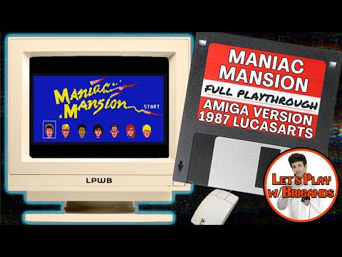 Maniac Mansion (Amiga Version | Full Playthrough)