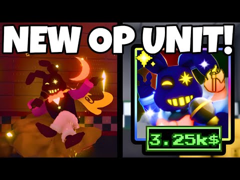 I Got the NEW OP LUMINARY REPORTER SHADOW BONNIE Unit in Roblox Five Nights TD 2 (FNTD 2)