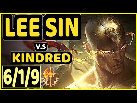 CUZZ (LEE SIN) vs KINDRED - 6/1/9 KDA JUNGLE CHALLENGER GAMEPLAY - KR