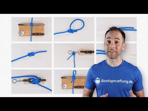 Boat license 2026 – All knots for the recreational boat license | SBF See + SBF Binnen