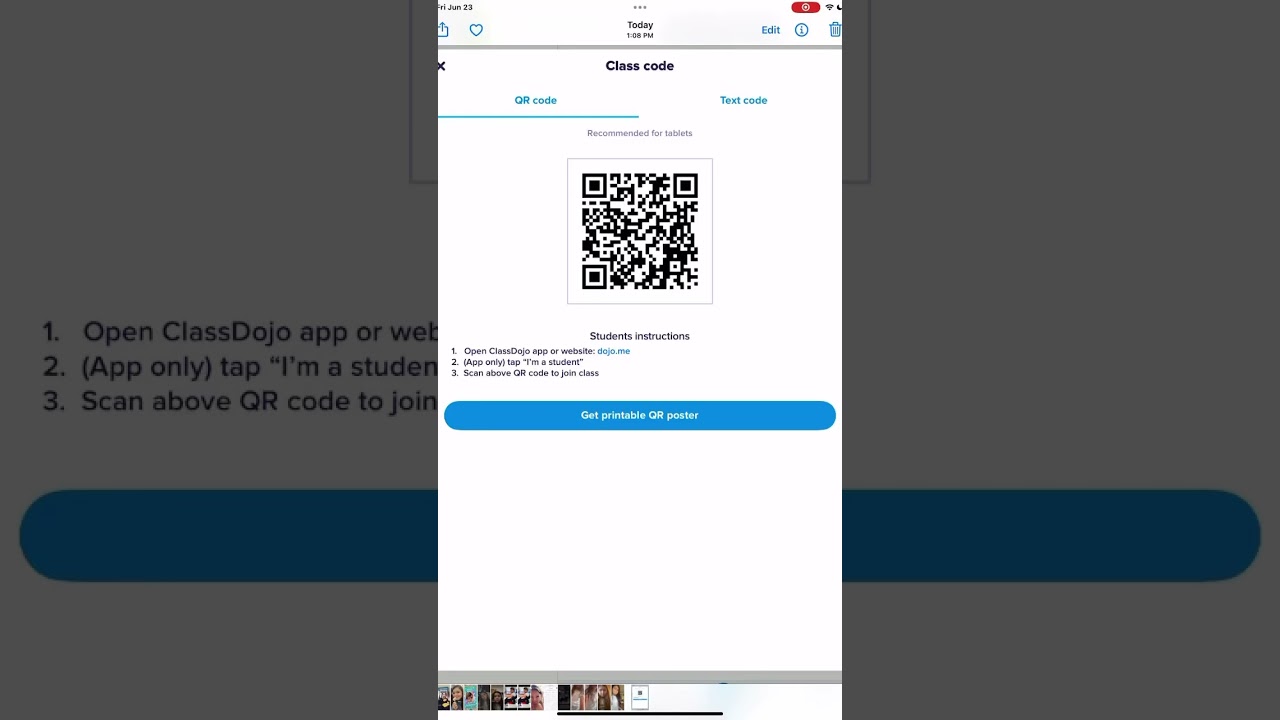 Join my class in class dojo