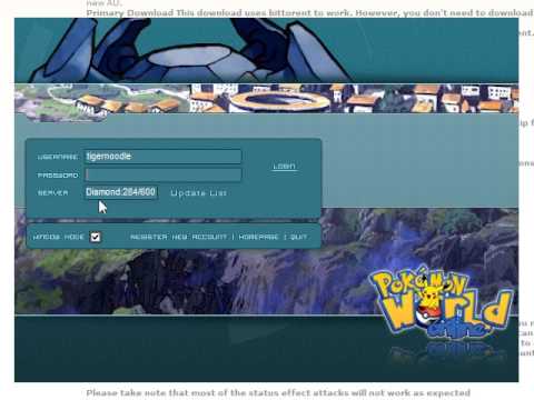 comment installer pokemon world online