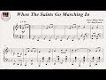 When The Saints Go Marching In Louis Armstrong Piano