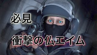 【R6S】天上天下無双神AIM発動！AIM悪い人必見！！！