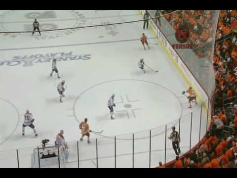 Scott Hartnell scores vs Canadiens - 5-16-10