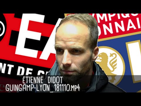 ÉTIENNE DIDOT RÉAGIT APRÈS GUINGAMP - LYON (2-4) / Ligue 1 - 10 novembre 2018