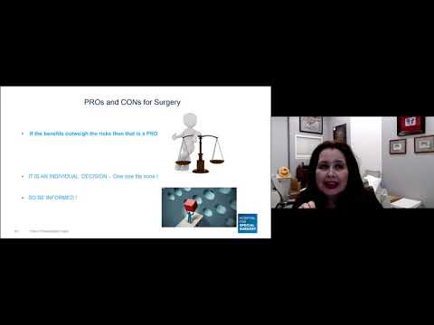 Virtual Summer Conference 2020: Pros and Cons of Surgery - Dr. Cathy Raggio