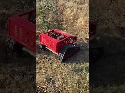 7.5hp remote control crawler lawn mower HT750 mini lawnmower