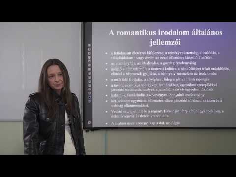 Magyar nyelv és irodalom, középiskola 4. osztály, 28. óra