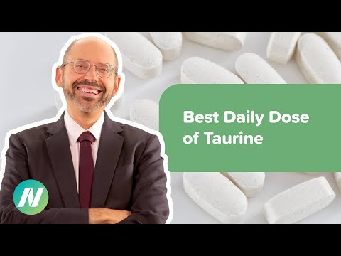 Die beste Tagesdosis von Taurin