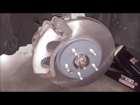 2011 Cadillac CTS gets new front brake pads and rotors