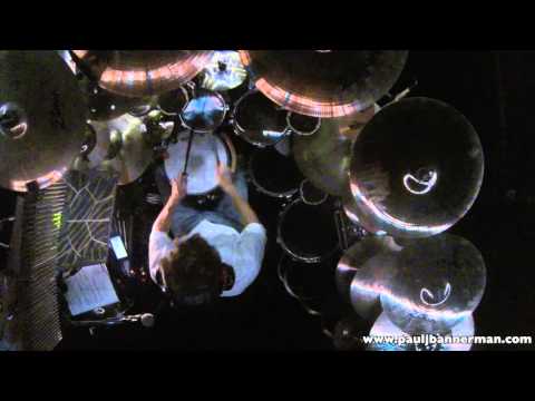 Paul J Bannerman playing a 12/8 Funk Groove on Drums