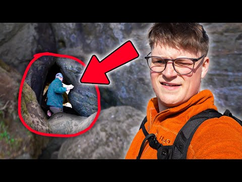 Vi finder en HEMMELIG hule!