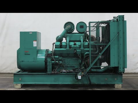 Cummins DFZ 750 kW diesel generator, KTA38-G1 engine  1186 Hrs, Yr 1989 - CSDG # 4110