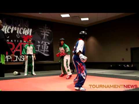 Verona Grenier vs Morgan Plowden at North American International Karate Championship 2013