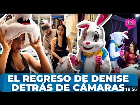 DENISE detrás DE CÁMARAS EL REGRESO en alofoker- radio EN VIVO